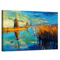 Windmills by the Lake Wall Art