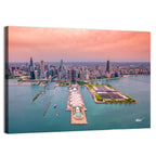 Chicago Navy Pier Skyline Wall Art