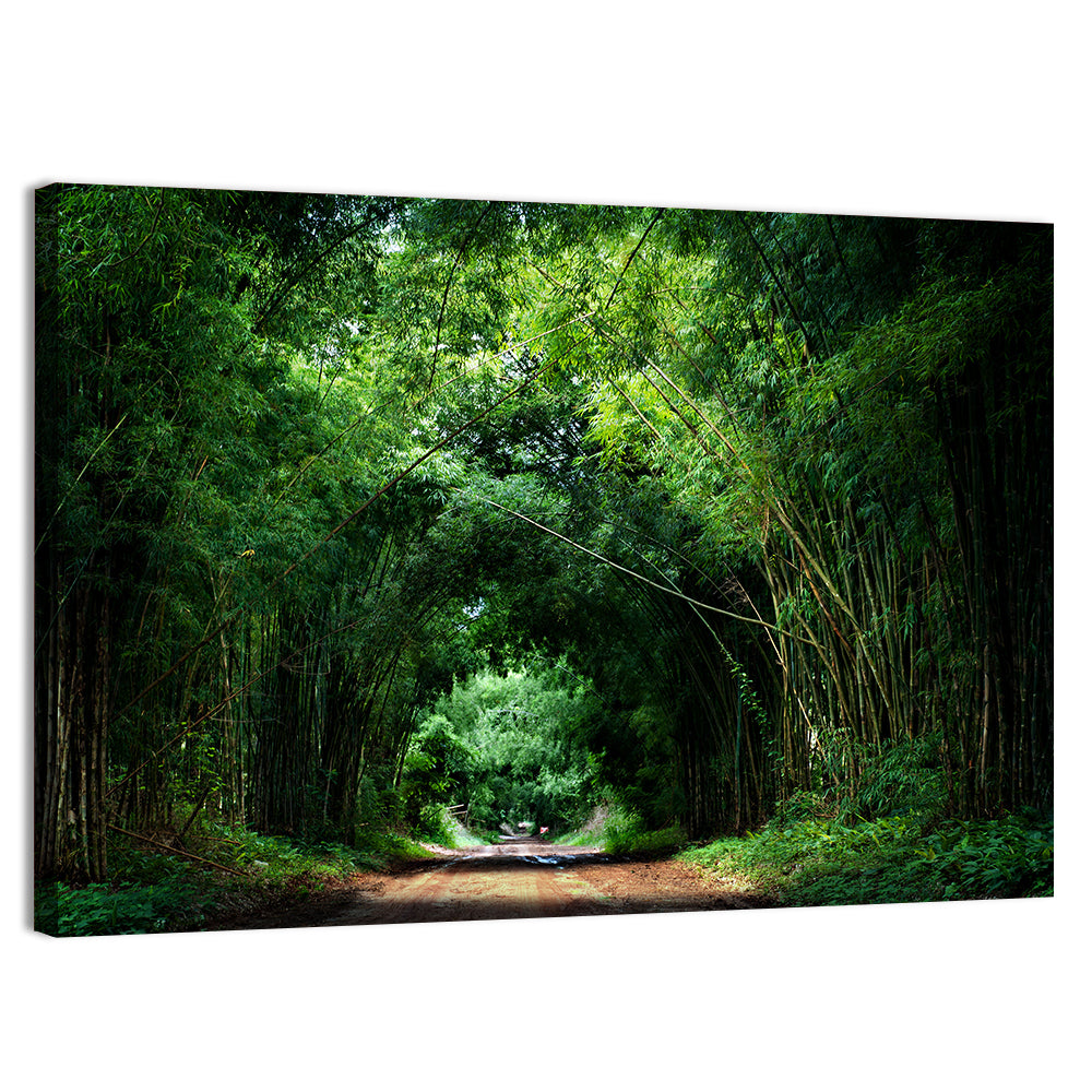 Bamboo Road in Kyoto Wall Art, canvas print, landscape