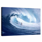 Surfer in Barrel Wave Wall Art