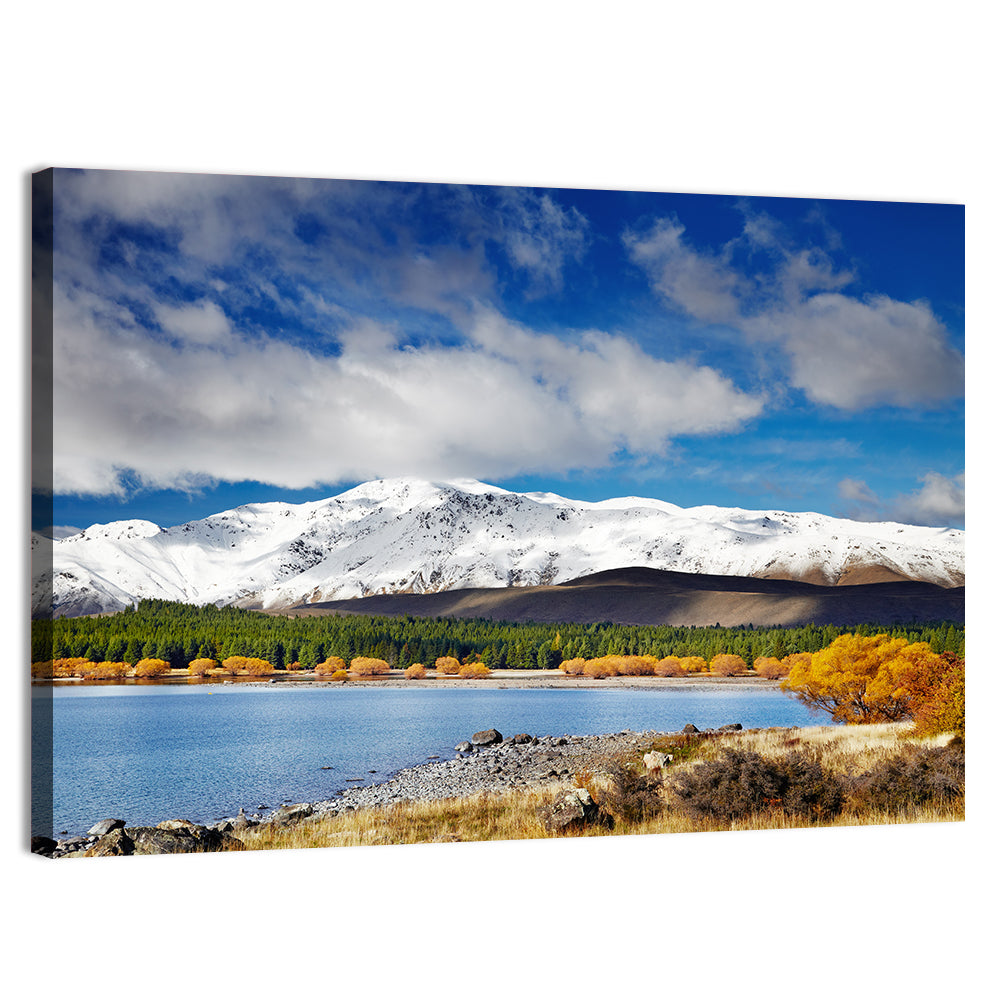 Lake Tekapo Autumn View Wall Art