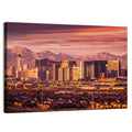 Las Vegas Strip Sunset Skyline Wall Art
