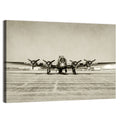 B-17 Bomber Front View Wall Art