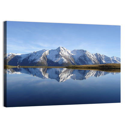 Bettmersee Mountain Reflection Wall Art