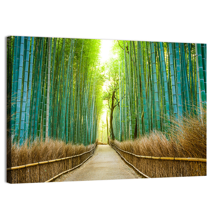 Arashiyama Bamboo Path, Kyoto Wall Art as a canvas print