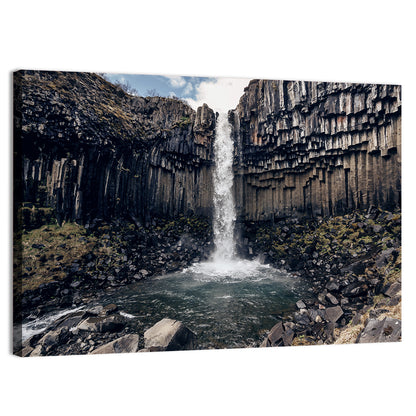 Svartifoss Basalt Waterfall Wall Art