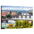 Vltava River Bridges, Prague Wall Art