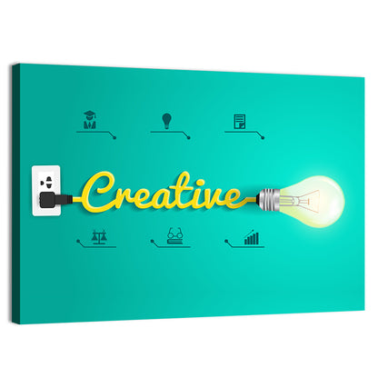 Creative Concept Typography Wall Art