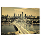Warsaw Bird's-eye View Wall Art