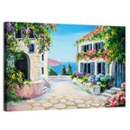 Cobblestone Path to the Sea Wall Art