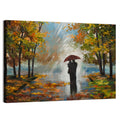 Couple in Autumn Forest Wall Art