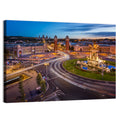 Plaça D'espanya at Night Wall Art
