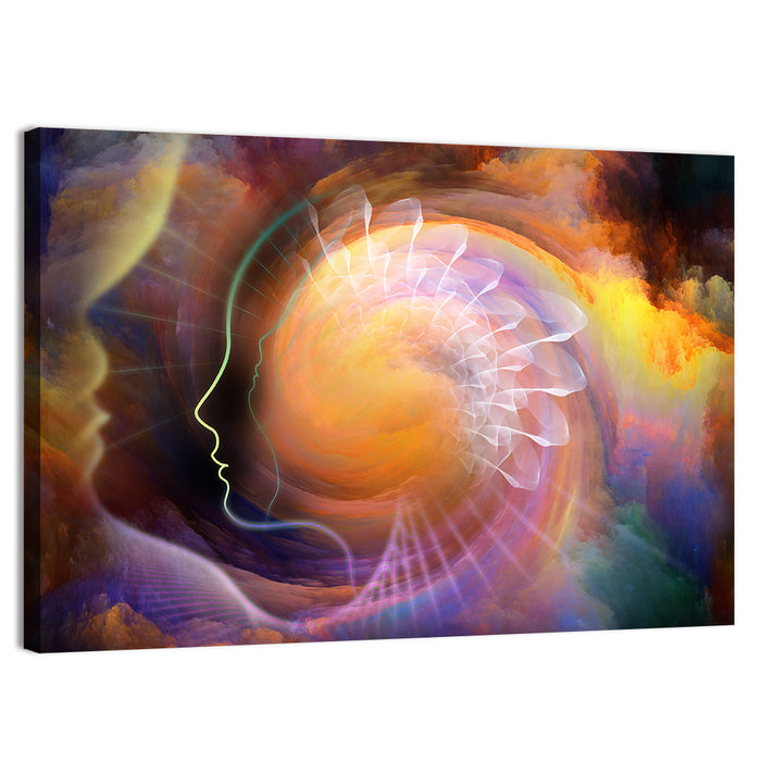 Realms of the Soul Nebula Wall Art as a canvas print