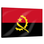 Flag of Angola Wall Art