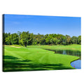 Green Golf Course Thailand Wall Art