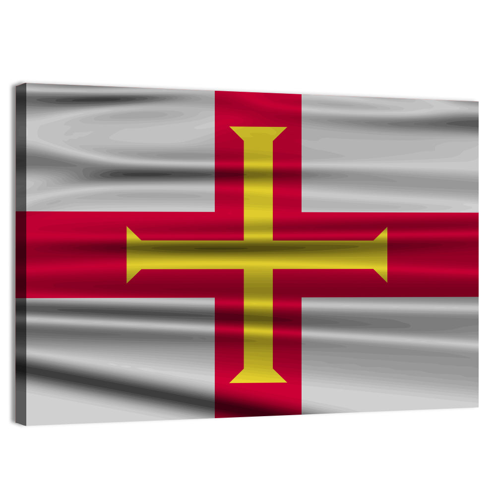 Flag Of Guernsey Wall Art