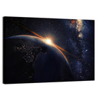 Sunrise Over Earth from Orbit Wall Art