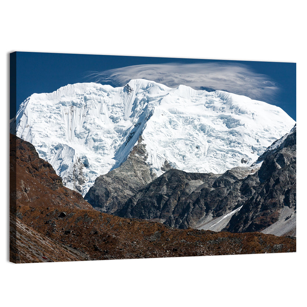 Mt Shishapangma View Wall Art, canvas print, landscape