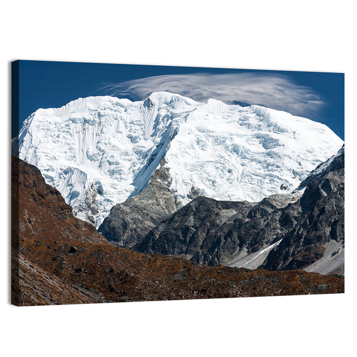 Mt Shishapangma View Wall Art as a canvas print