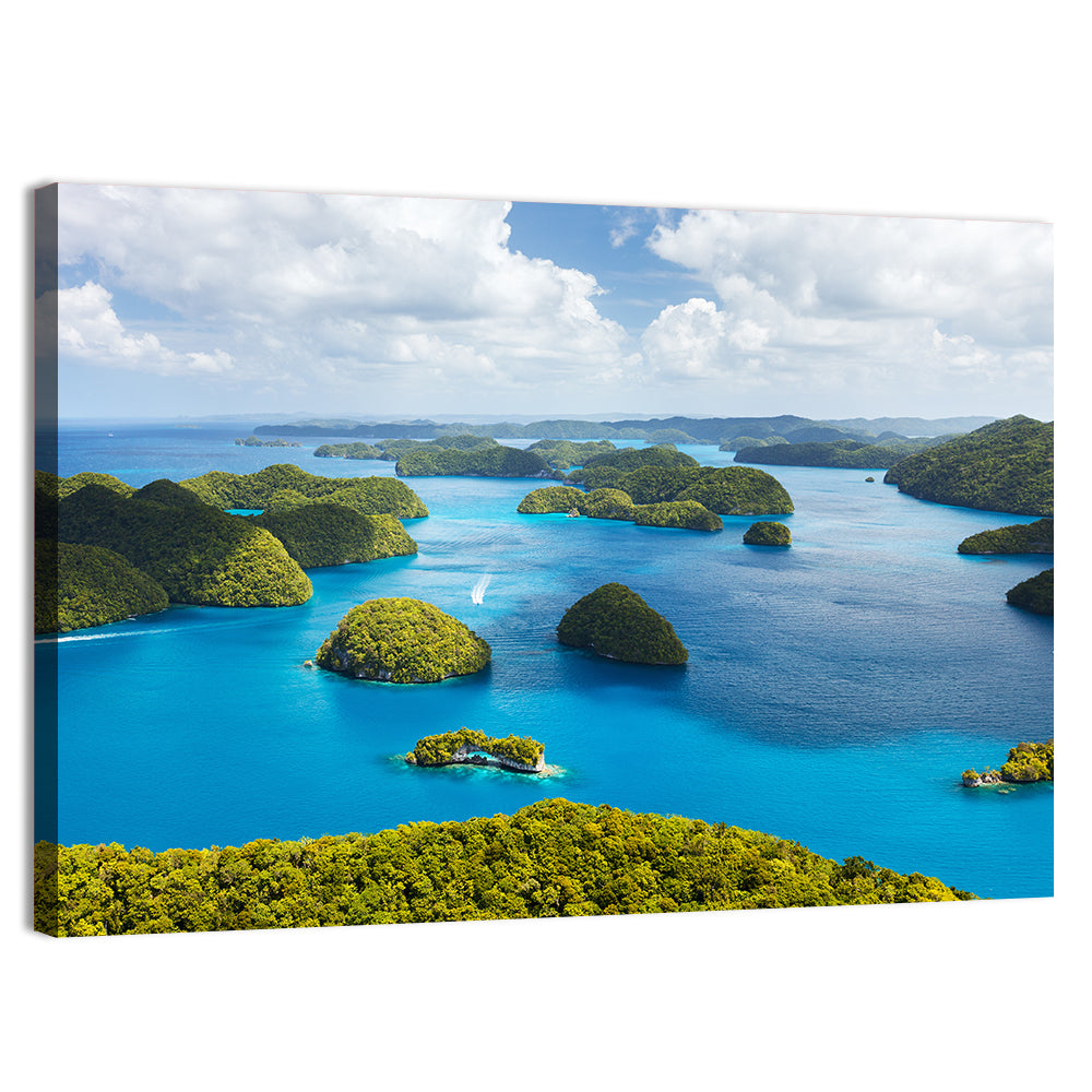 Rock Islands Aerial View Wall Art