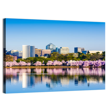 Tidal Basin In Washington Wall Art