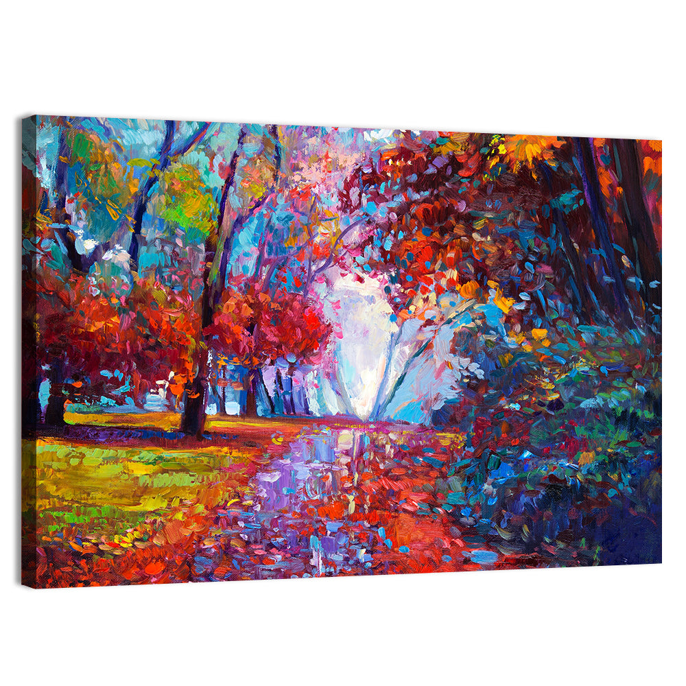 Autumn Forest Path Wall Art