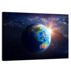 Asia and Australia from Space Wall Art