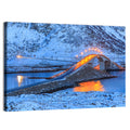 Fredvang Bridges at Twilight Wall Art