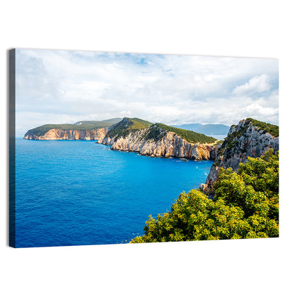 Lefkada Coastline, Greece Wall Art