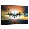 Vintage Military Transport Plane Wall Art