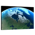 Canada and Greenland from Orbit Wall Art