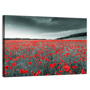 Red Field Poppies Wall Art