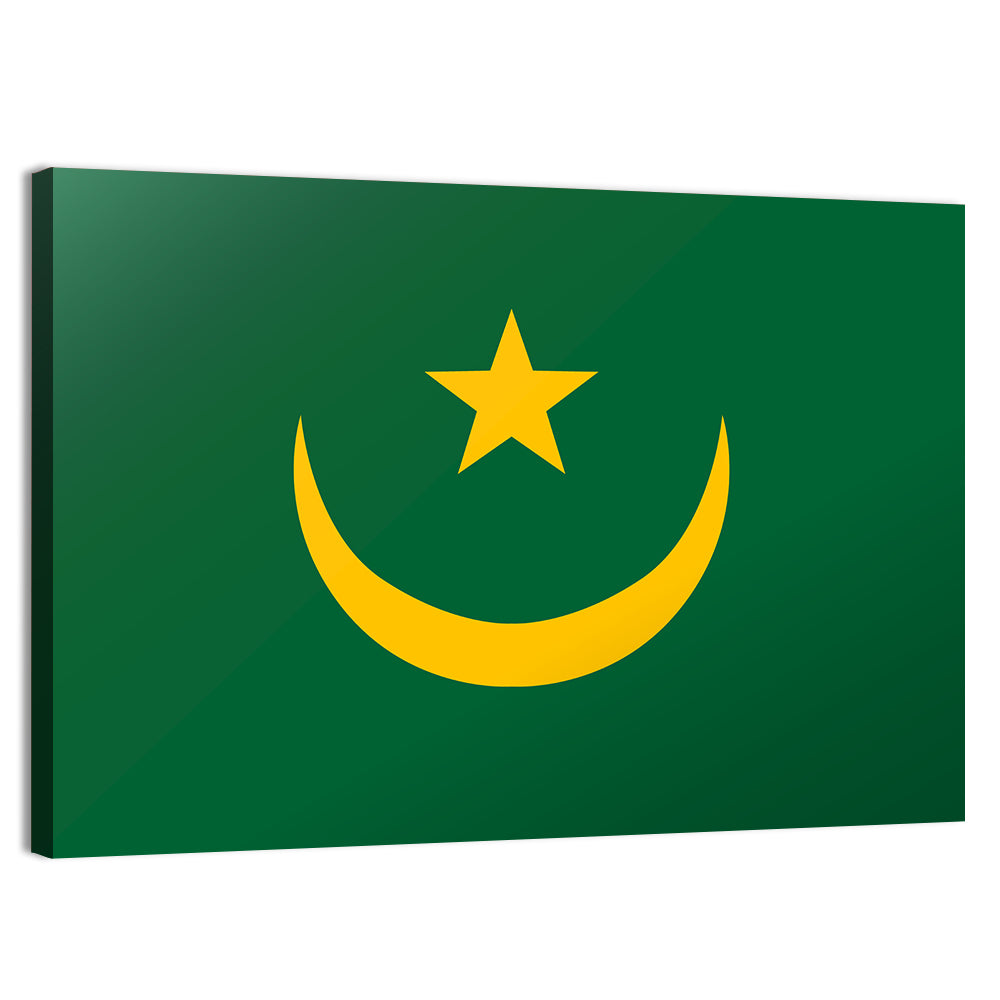 Flag Of Mauritania Wall Art