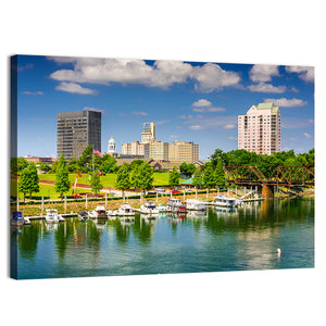 Augusta Downtown Skyline Wall Art