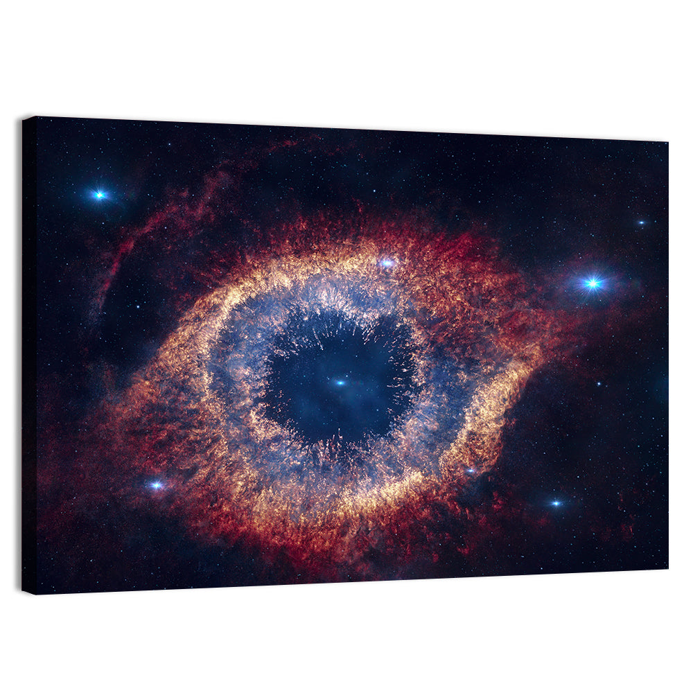 Helix Nebula Wall Art, canvas print, landscape