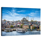 Istanbul Skyline with Suleymaniye Mosque Wall Art
