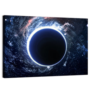 Black Hole Nebula In Deep Space Wall Art