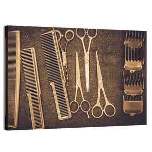 Barber Shop Accessories Wall Art