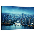 Shanghai at Sunset Wall Art