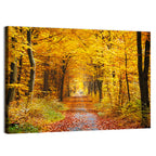 Autumn Forest Path Wall Art