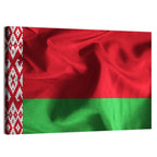 Waving Flag of Belarus Wall Art
