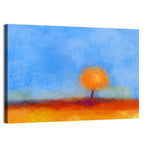 Golden Hour Lone Tree Wall Art