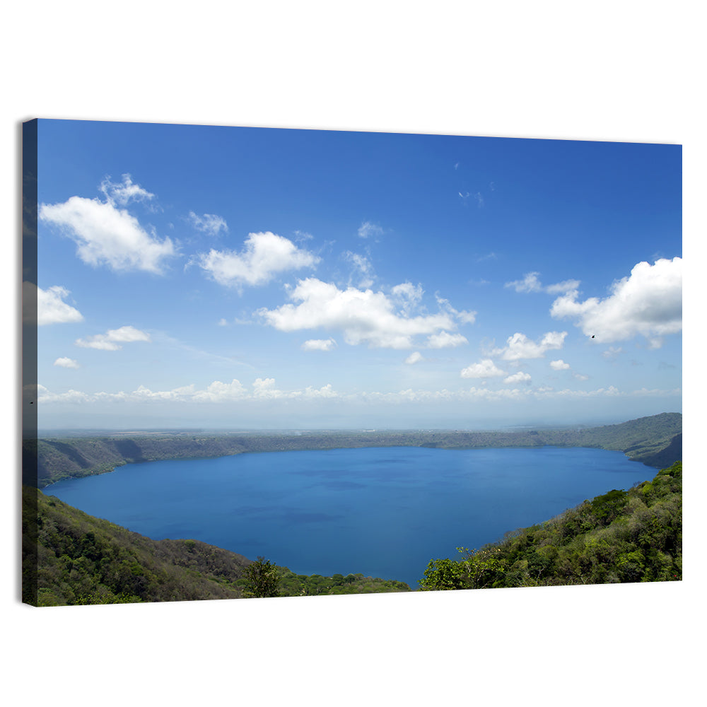 Serene Apoyo Crater Lake Wall Art