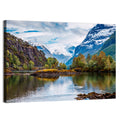 Norwegian Mountain Reflection Wall Art