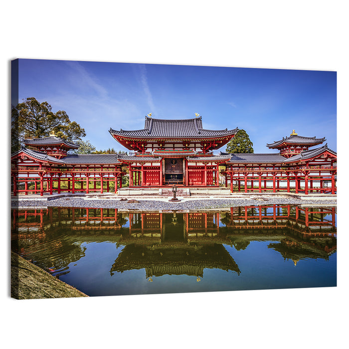 Byodoin Phoenix Hall Uji Japan Wall Art as a canvas print