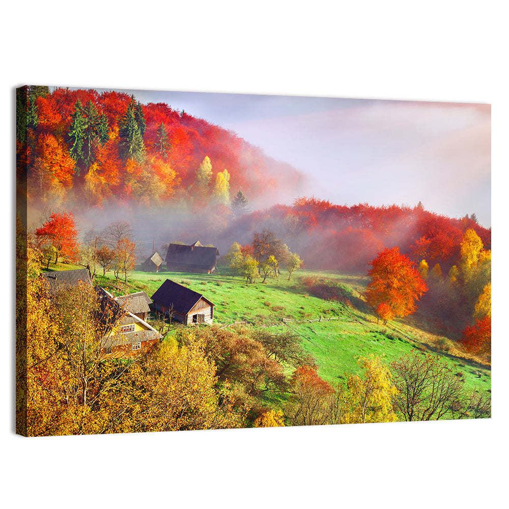 Carpathian Mountains Landscape Wall Art, canvas print, landscape