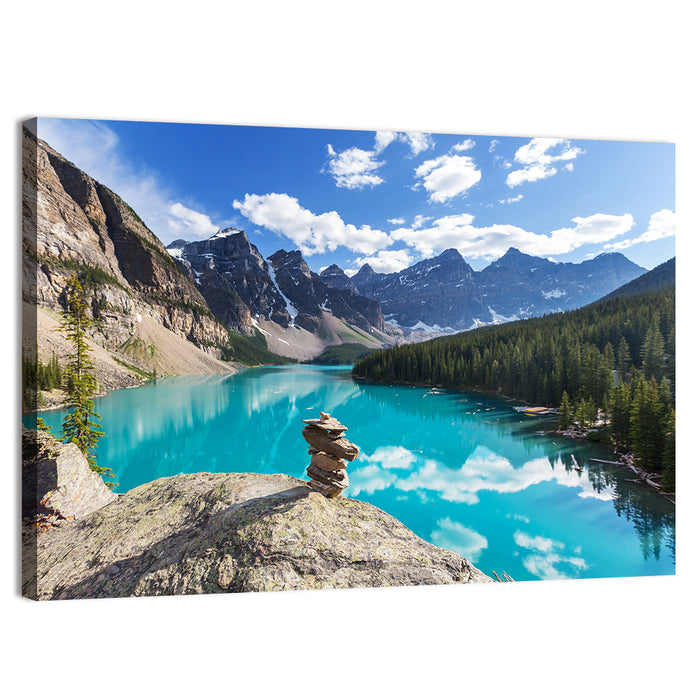 Moraine Lake, Banff National Park Wall Art as a canvas print