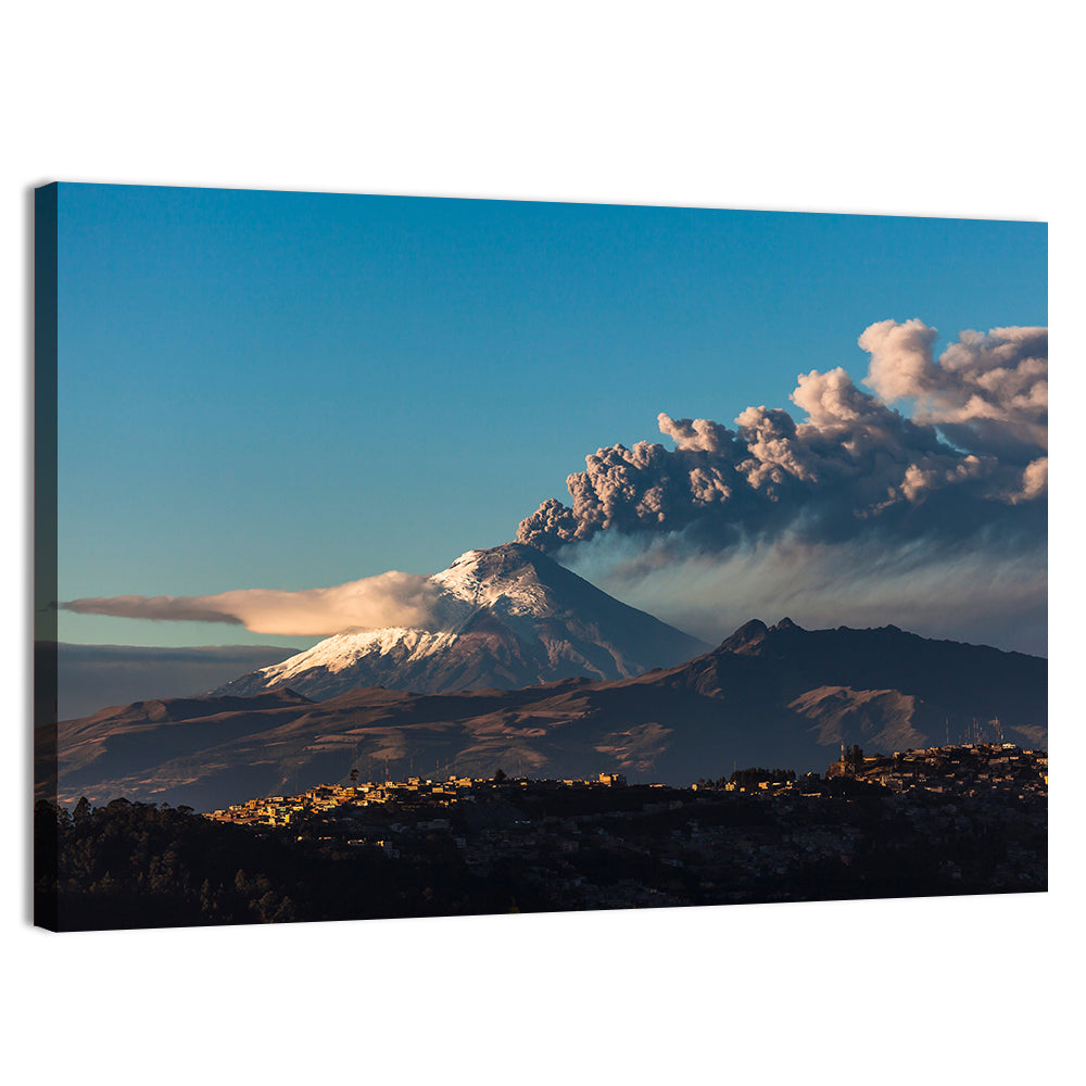 Cotopaxi Volcano Eruption Wall Art