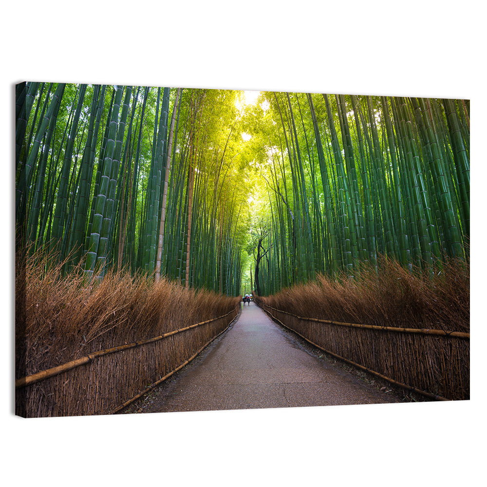 Kyoto Bamboo Forest Wall Art, canvas print, landscape