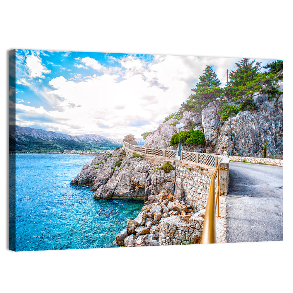 Adriatic Coastal Road Wall Art